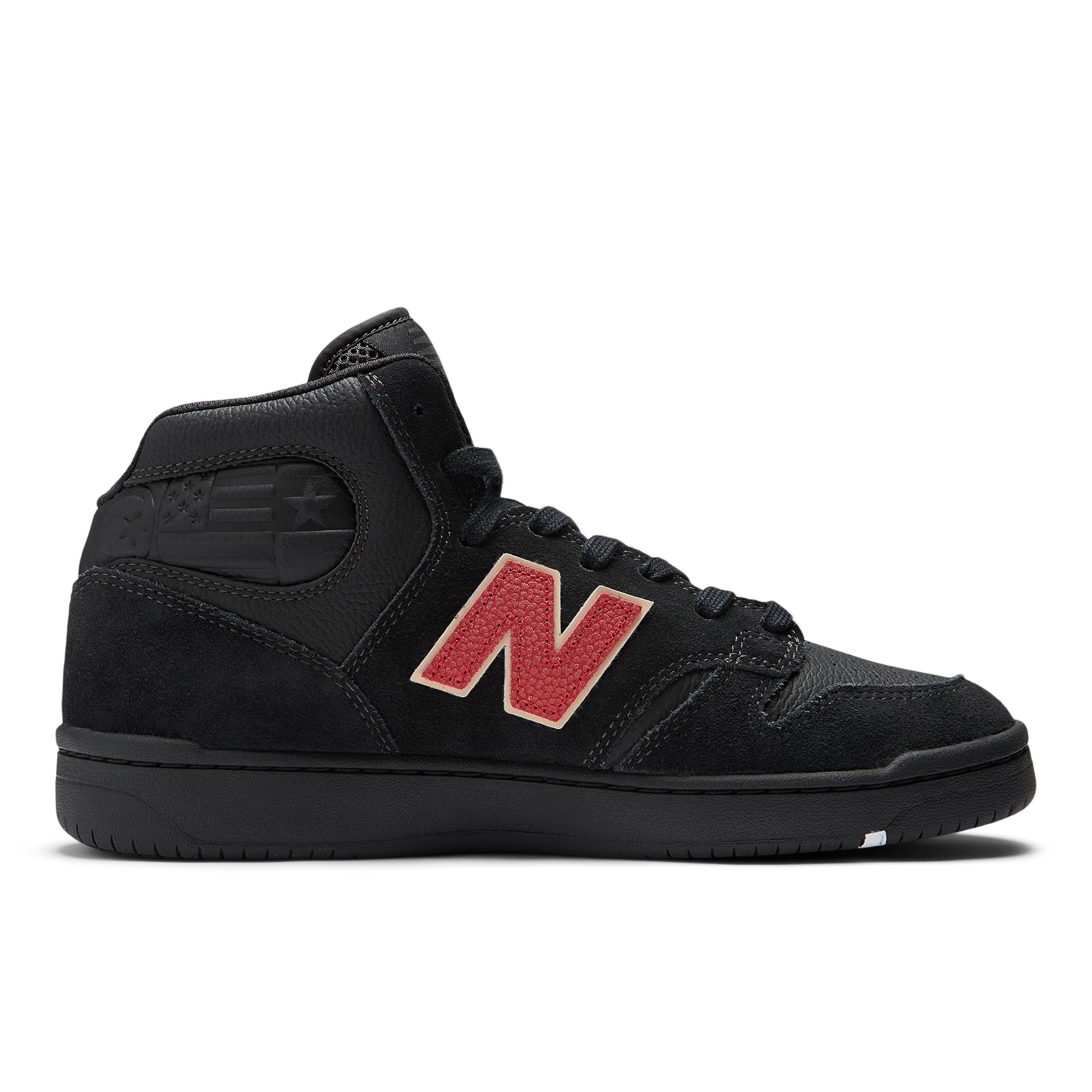 New Balance Numeric X Chocolate 480 High Black Red