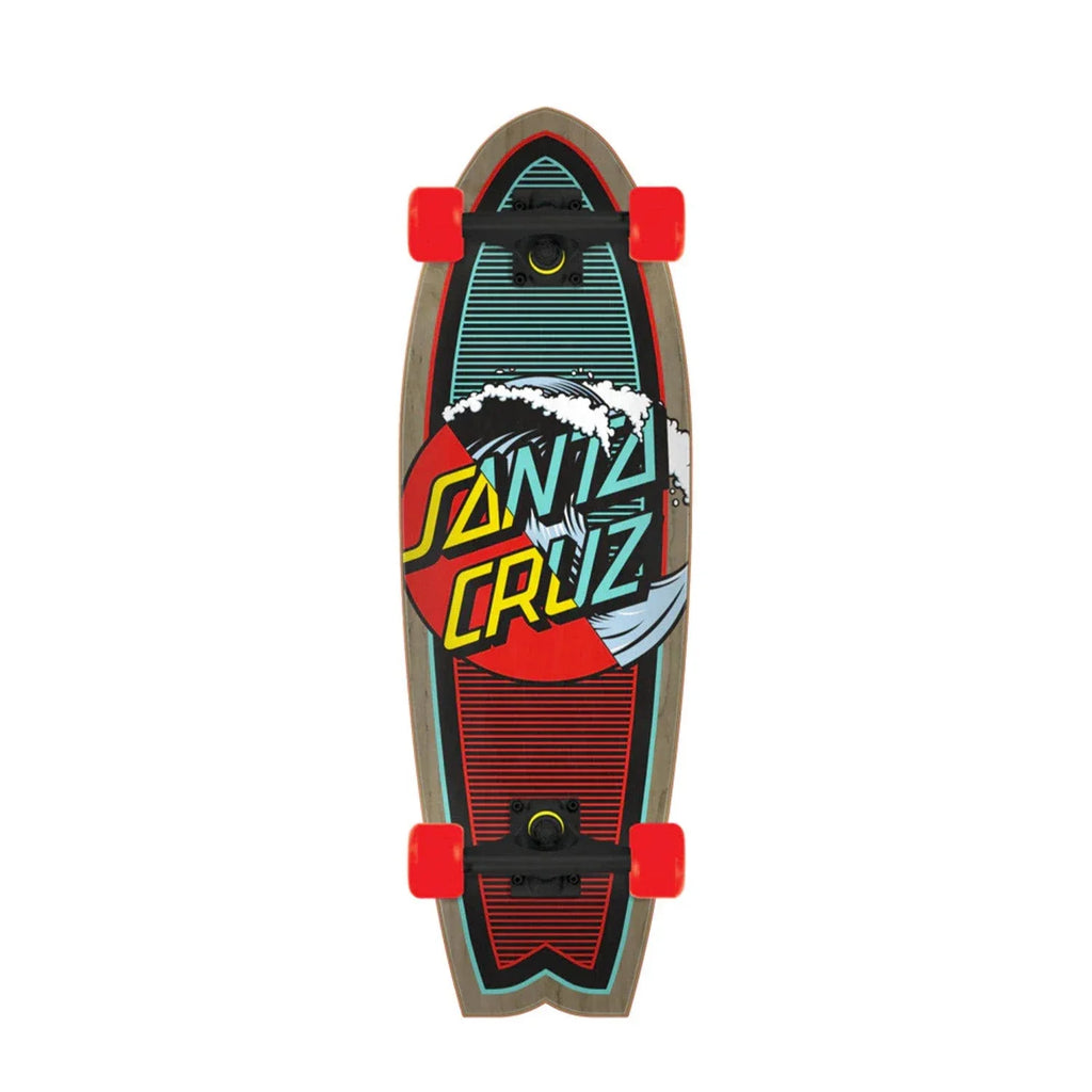 Santa Cruz Classic Wave Splice Shark Cruzer 88