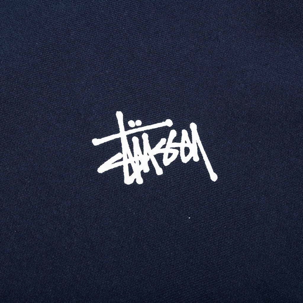 Basic Stussy Hoodie Navy