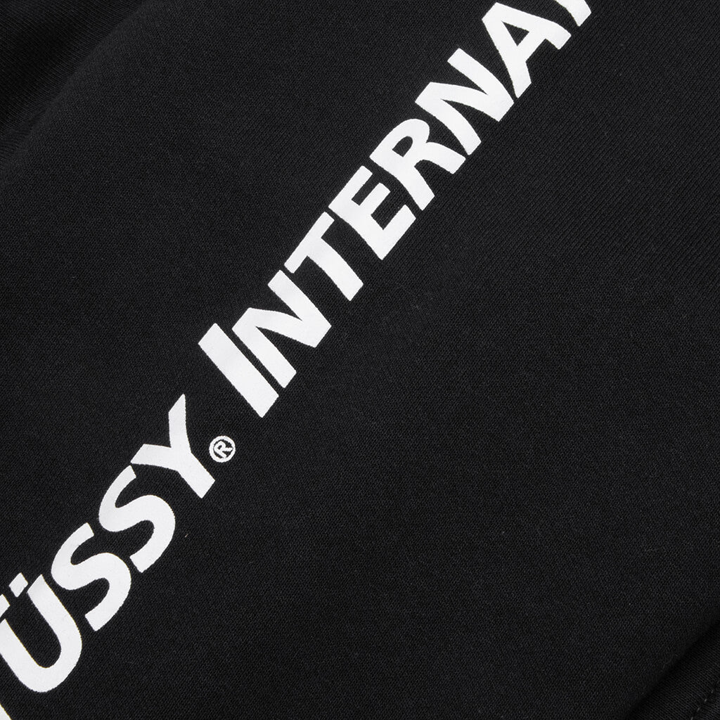 Stüssy International Zip Hoodie Black