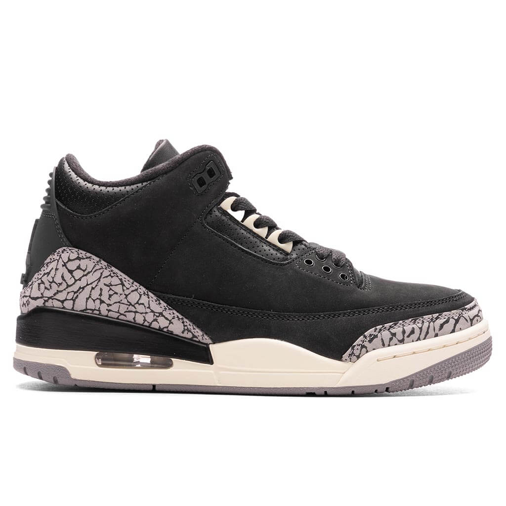Womens Air Jordan 3 Retro Off Noir Black Sail