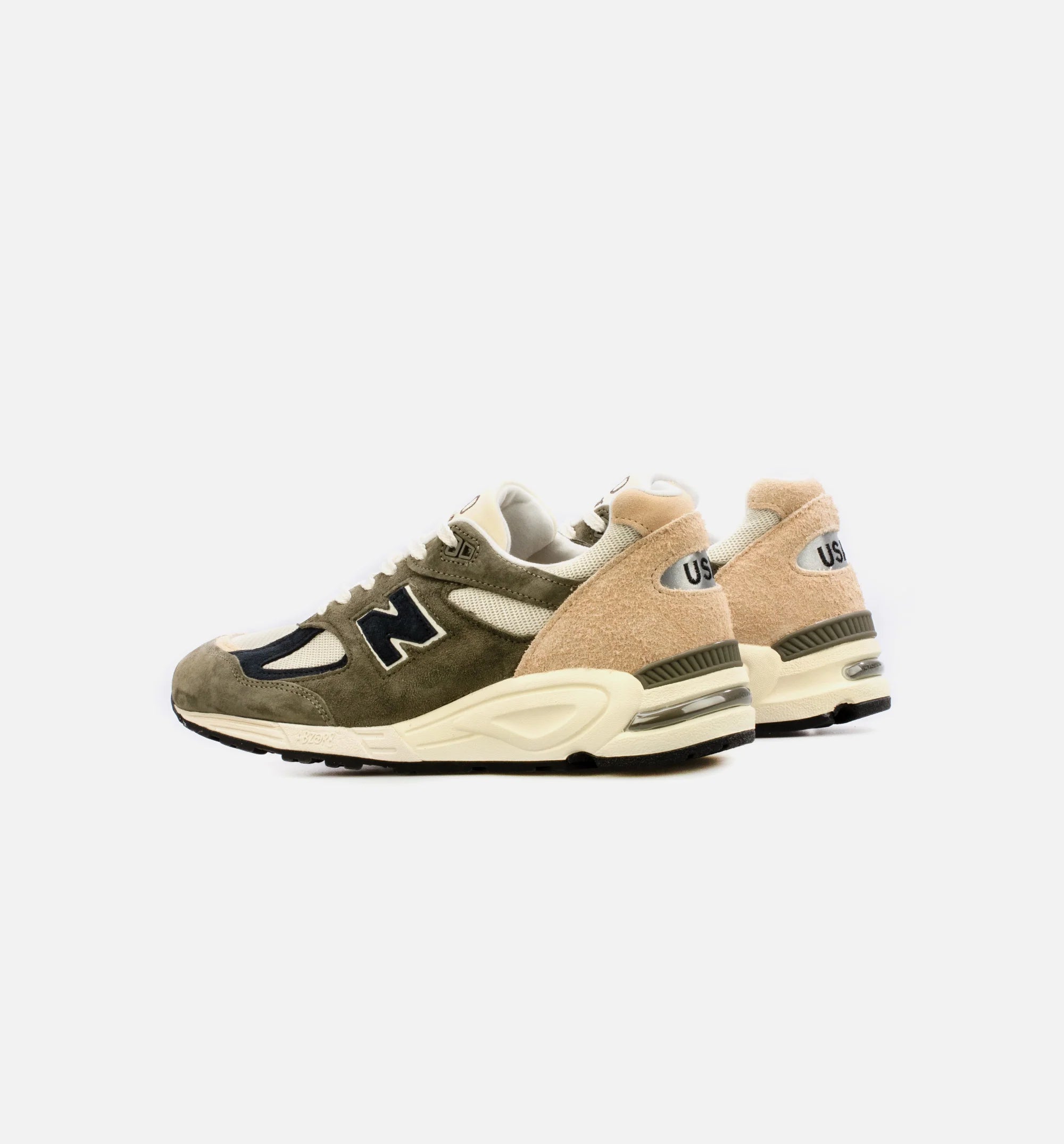 Made in USA 990v2 Mens Lifestyle Shoe Olive