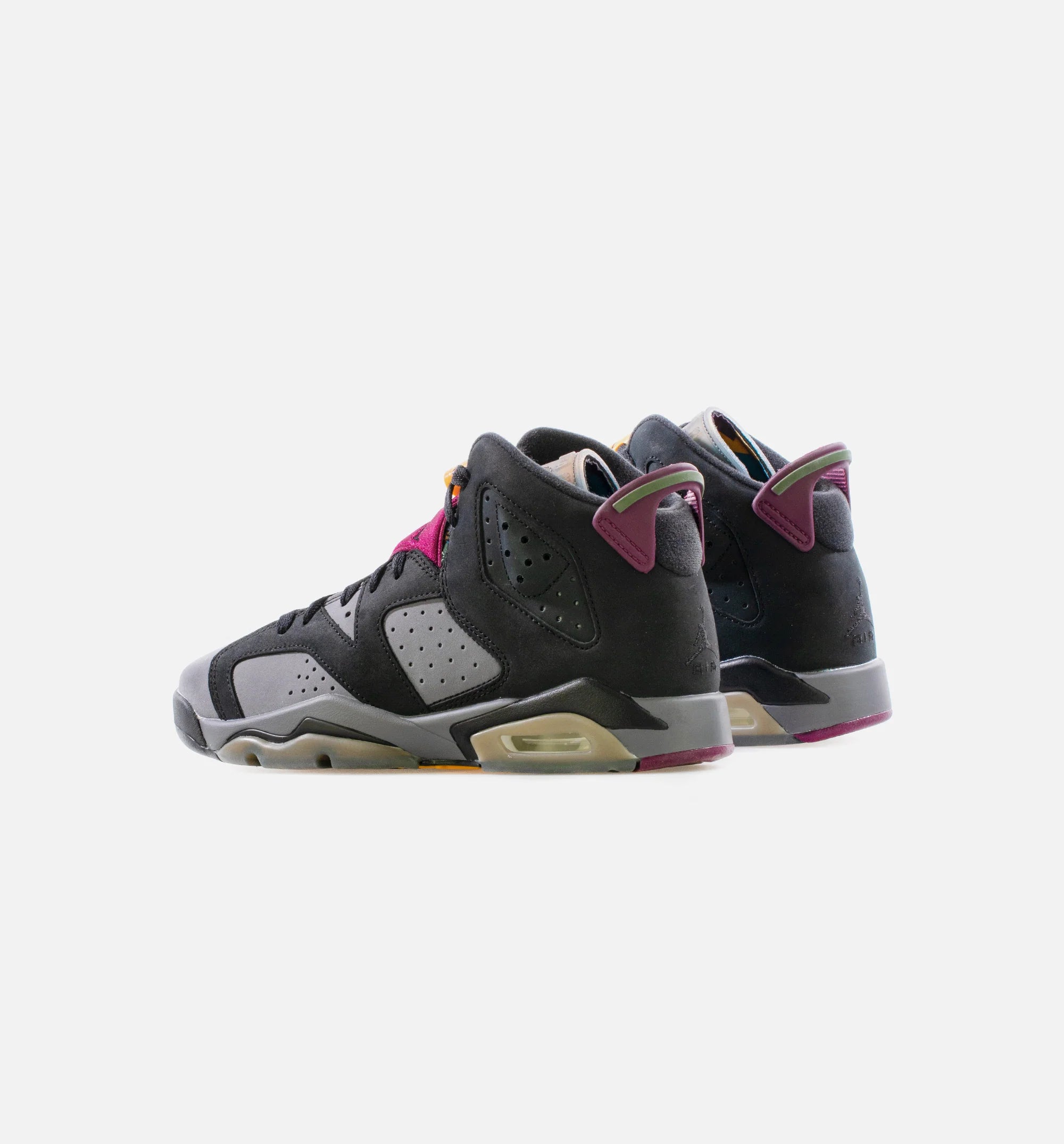 Air Jordan 6 Retro Bordeaux Grade School Lifestyle Shoe Black Light Graphite Dark Grey Bordeaux Limit One Per Customer