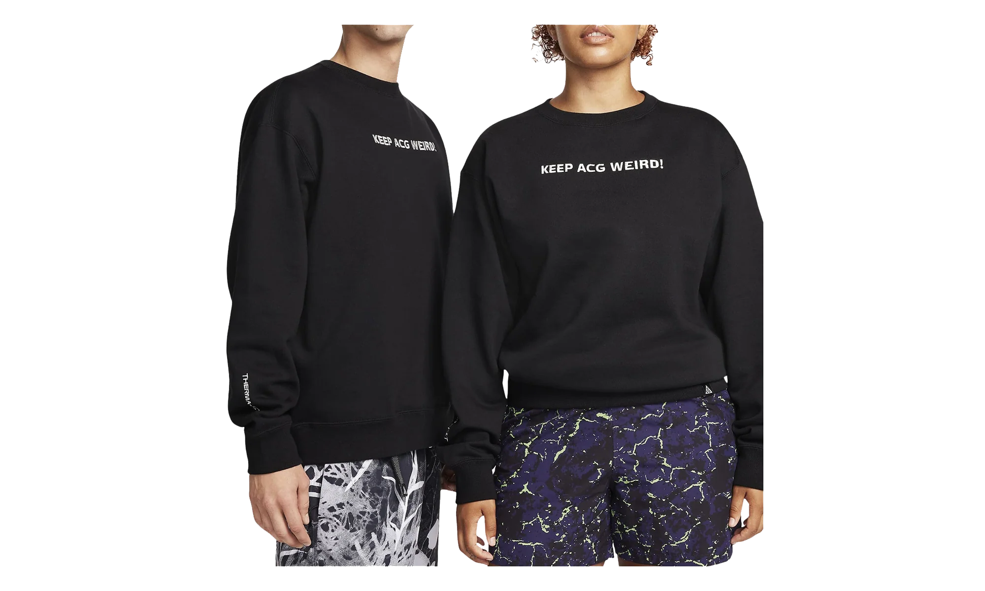 ACG Therma-fit Fleece Crew Sweatshirt "Black / Summit White" FD9849 010