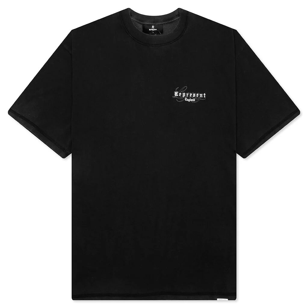 Legacy Overprint T Shirt Vintage Black