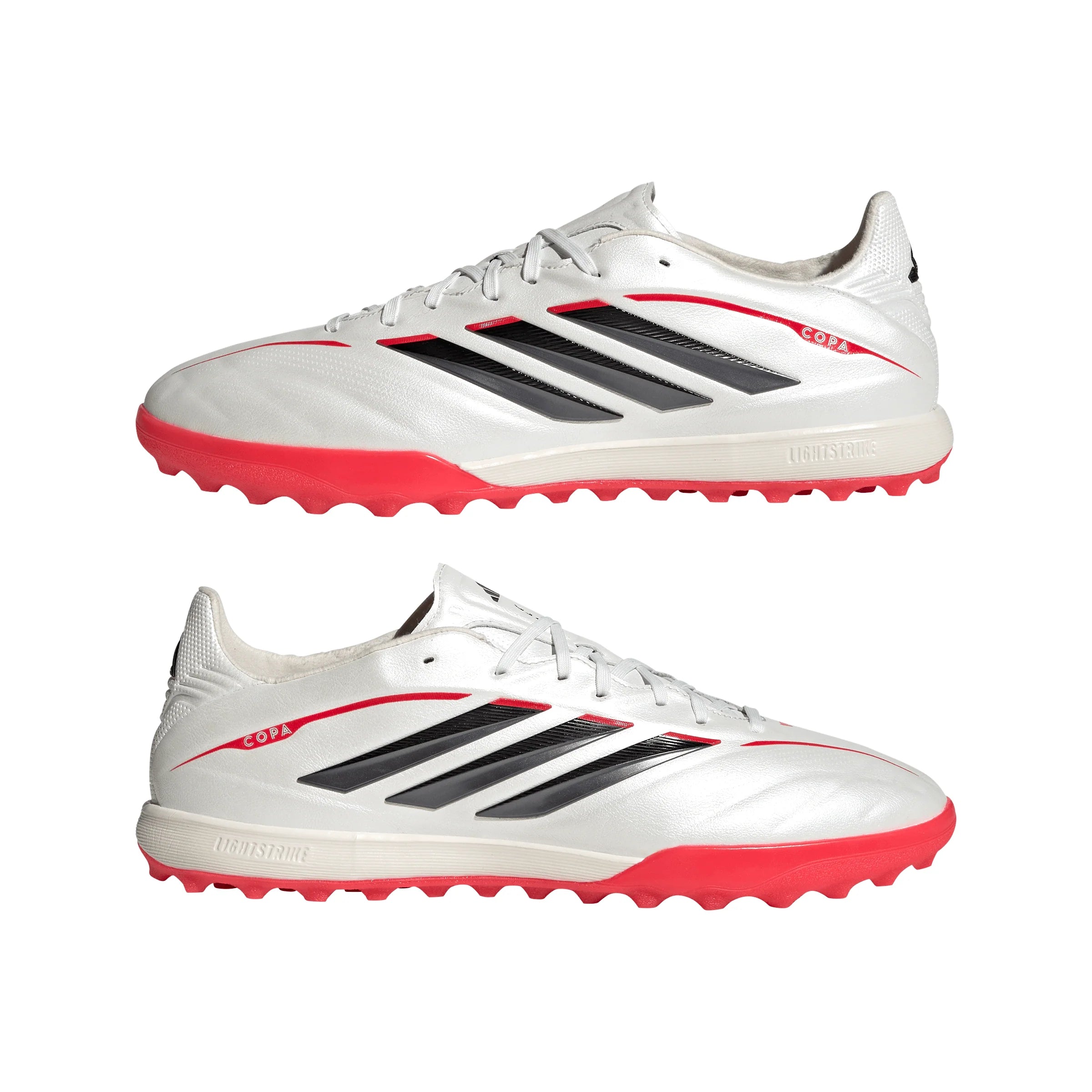 adidas Copa Pure IV Pro TF Turf Mens Soccer Cleats White Black Red