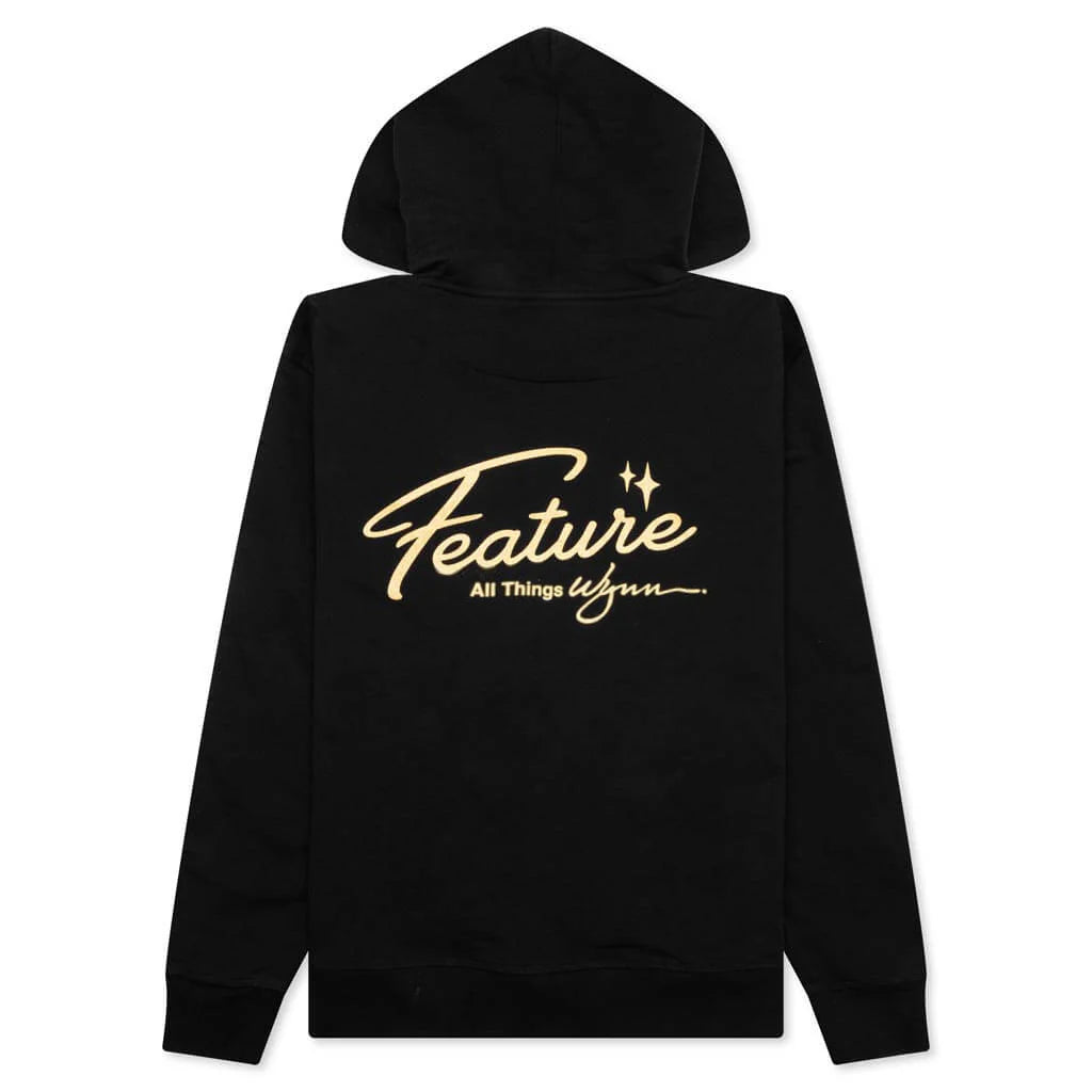 Feature x Wynn Shine Hoodie Black