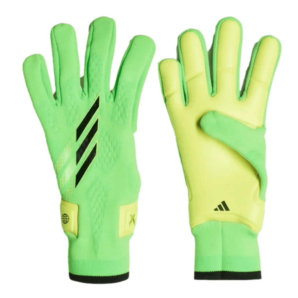adidas X PRO Goalkeeper Gloves Green Black Solar Yellow