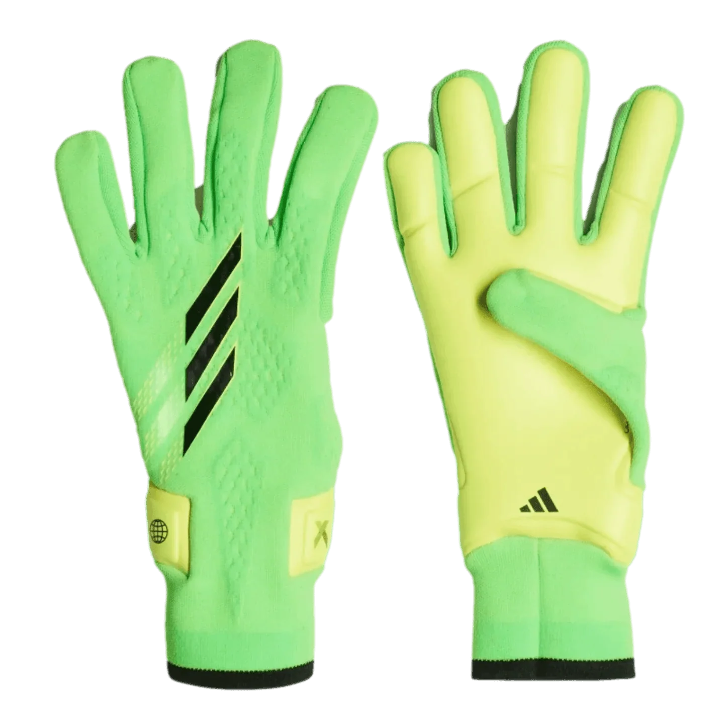 adidas X PRO Goalkeeper Gloves Green Black Solar Yellow