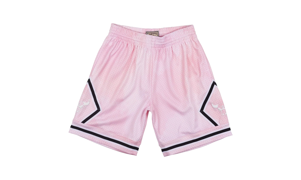 NBA Cloudy Skies Swingman Shorts "1997 Chicago Bulls - Pink" SMSHBW19062 CBULTPK97
