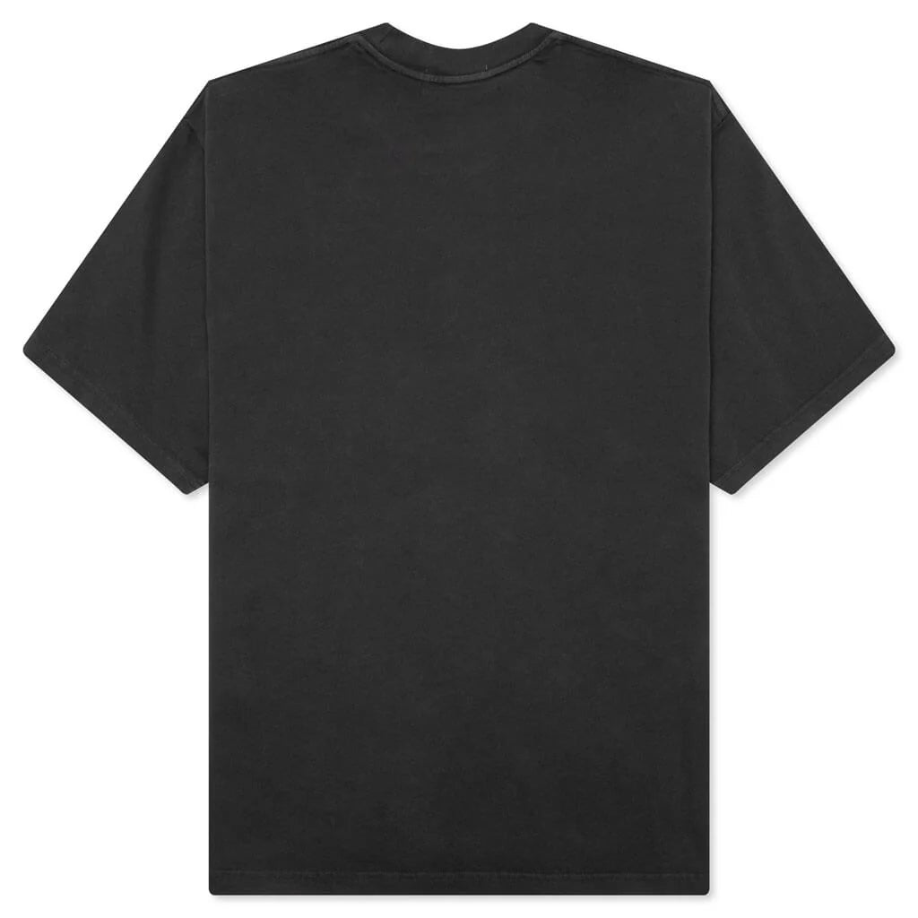 Mad College Garment Dyed Relaxed Fit Tee Black