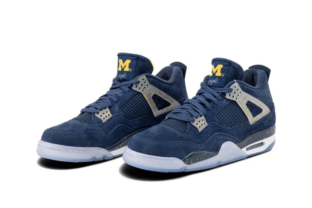 Jordan 4 Retro Michigan Wolverines PE