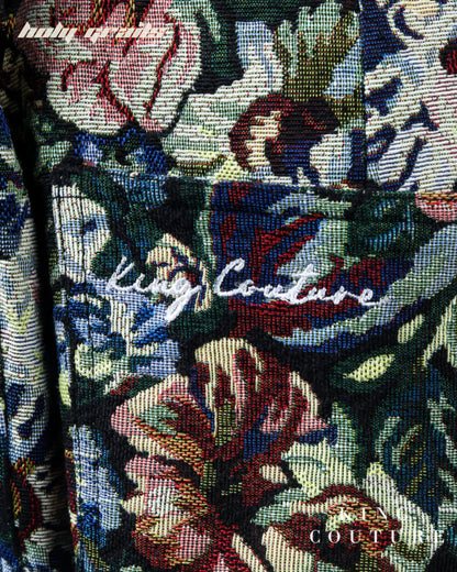 Straight Fit Floral Jacquard Pant HG x King Couture