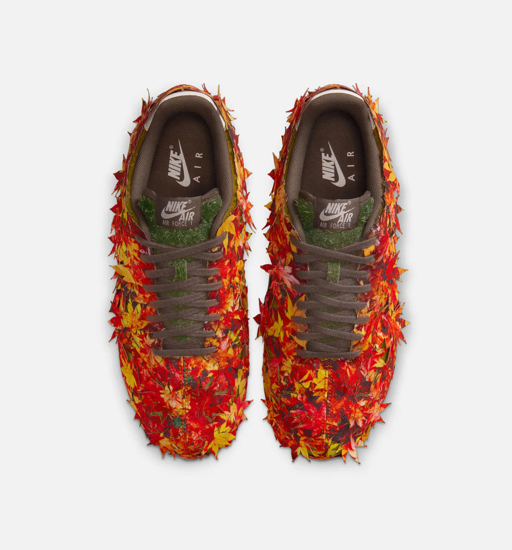 Air Force 1 Low LX Leaf Camo Mens Lifestyle Shoe Olive Flak Sail Medium Olive Fir Ironstone Mauve Grey