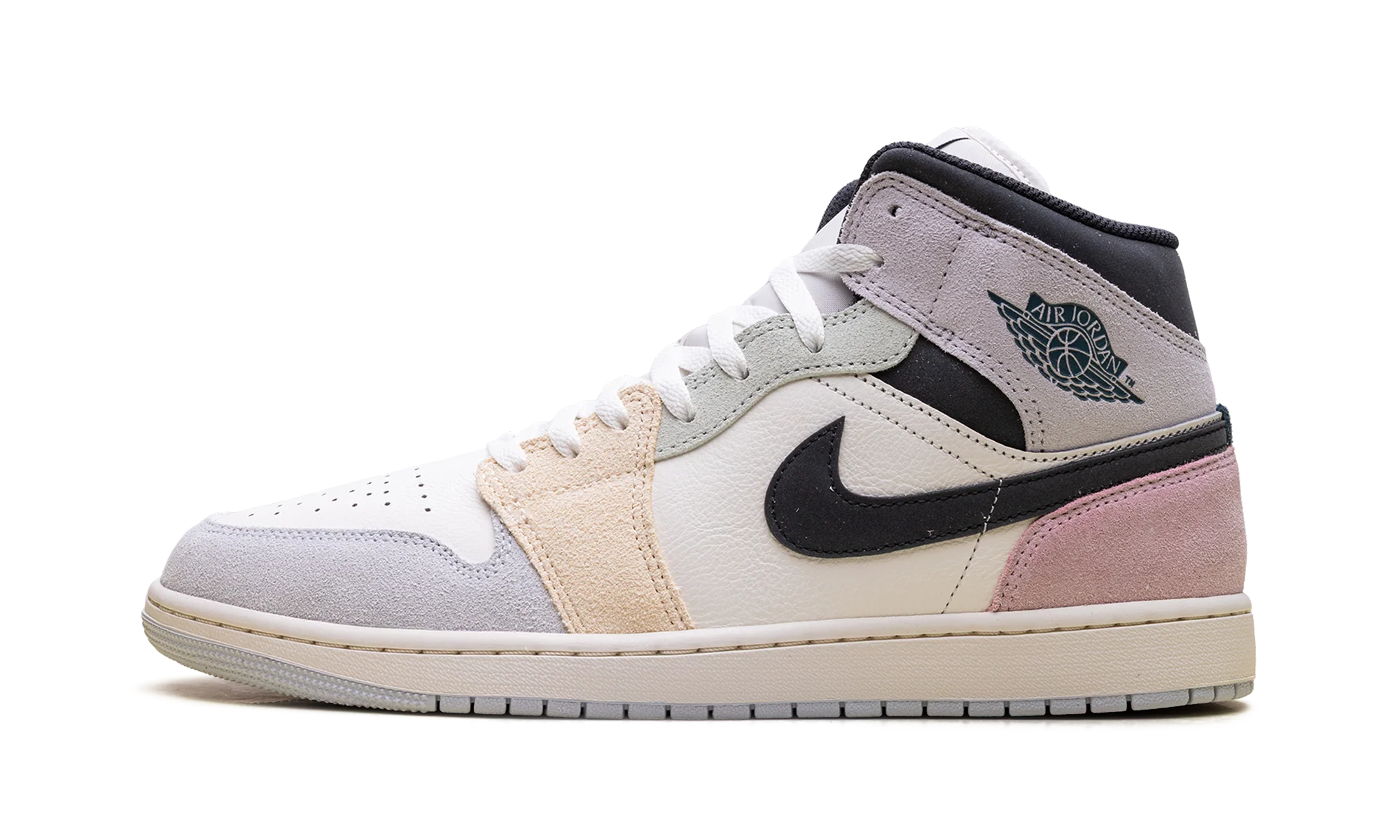 Air Jordan 1 Mid "Sail / Anthracite-Jade Aura-Iced Jade" IB7110 100