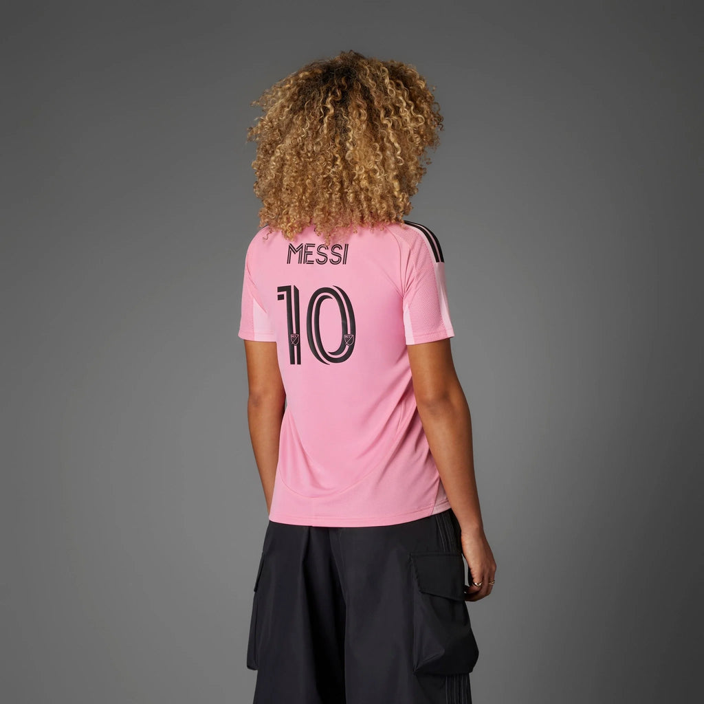 adidas Womens Inter Miami CF Messi Home Jersey 25 26 Pink