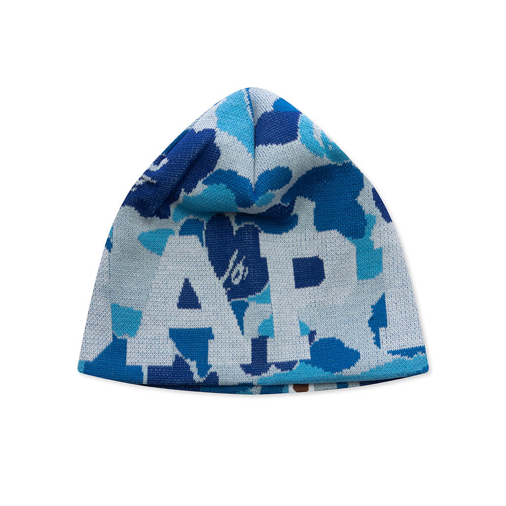 ABC Camo Knit Cap Blue