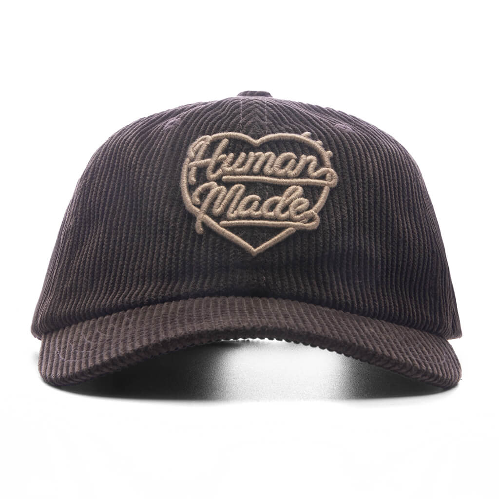 6 Panel Corduroy Cap Brown