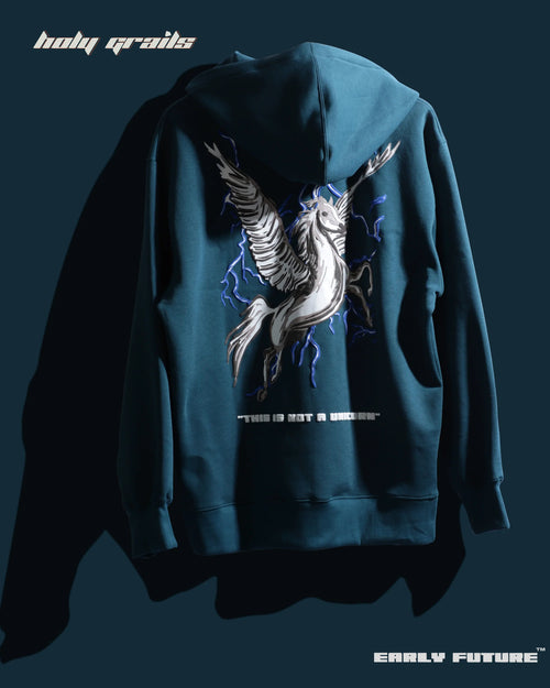 Not A Unicorn Teal Hoodie HG x Early Future