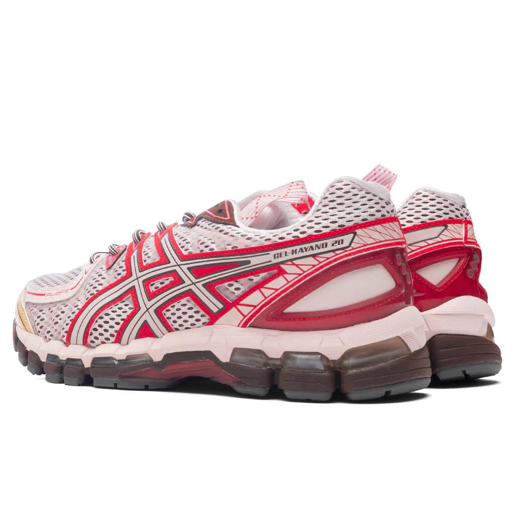 UB9 S Gel Kayano 20 Crystal Pink Classic Red