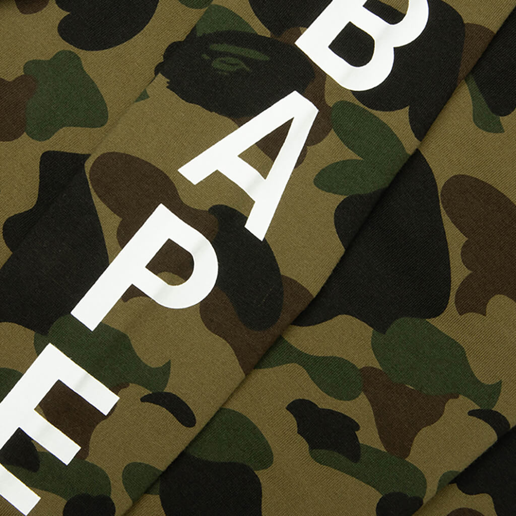 Kids 1st Camo L S Tee Green