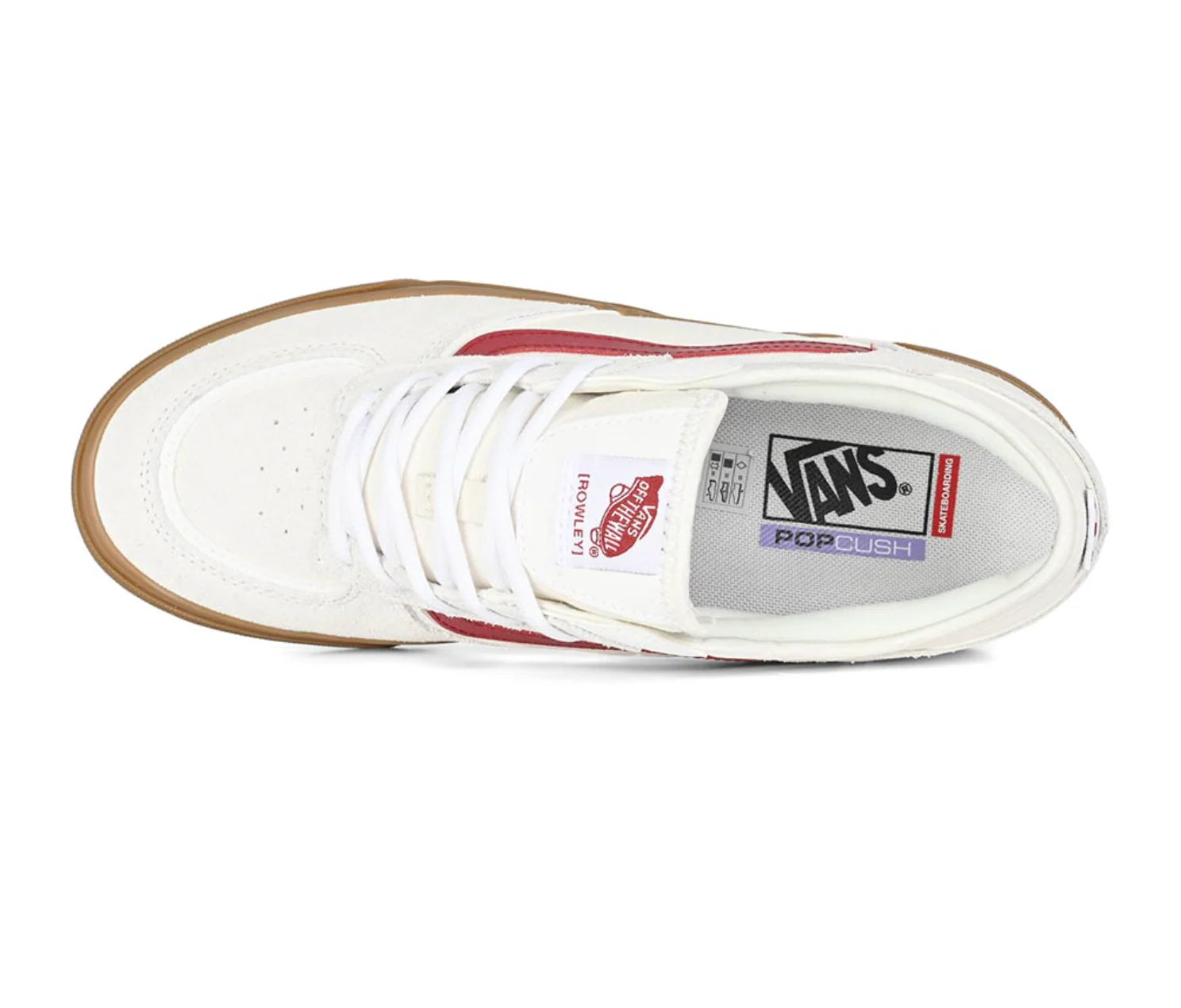 Vans Skate Rowley Red White Gum