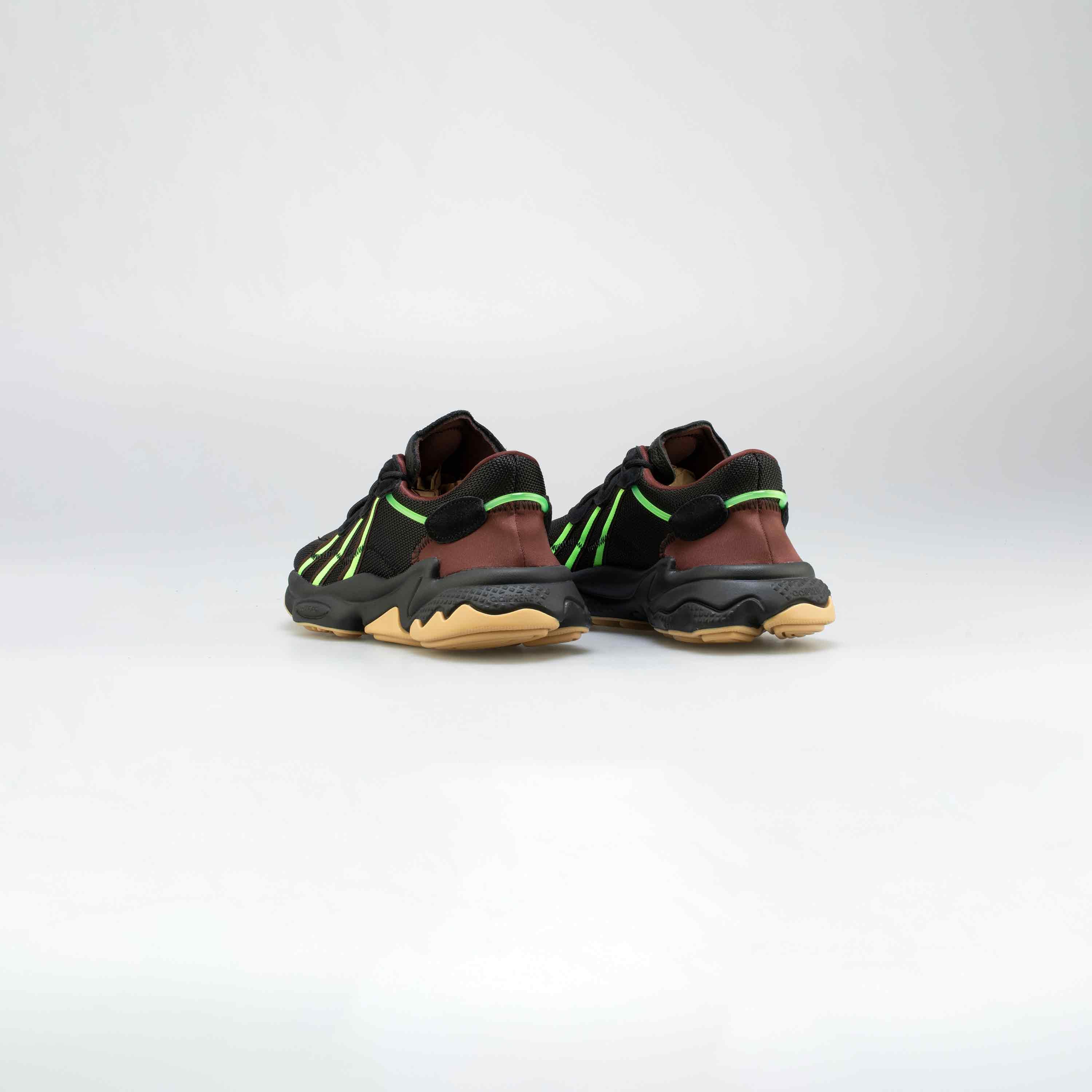 adidas Originals X Pusha T Ozweego Mens Running Shoe Black Green Gum