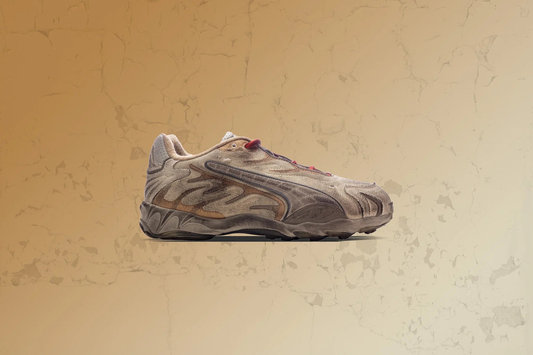 Puma x AAP Rocky Inhale Distressed Canvas White