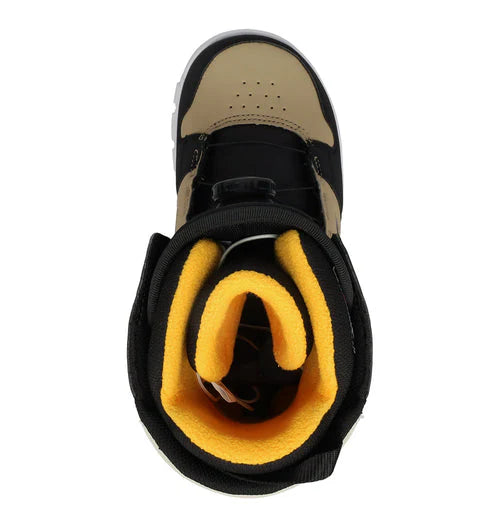 DC Mens 2026 Phase BOA Snowboard Boots Black Tan Orange