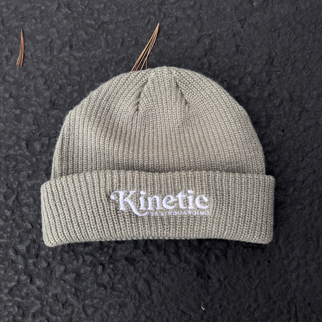 Kinetic Logo Cuff Beanie Sage