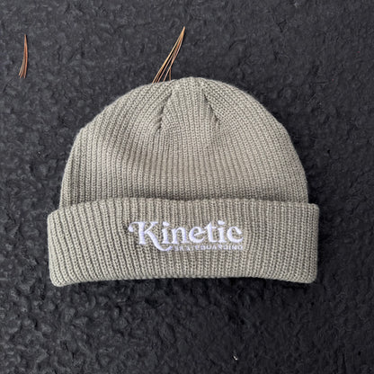 Kinetic Logo Cuff Beanie Sage