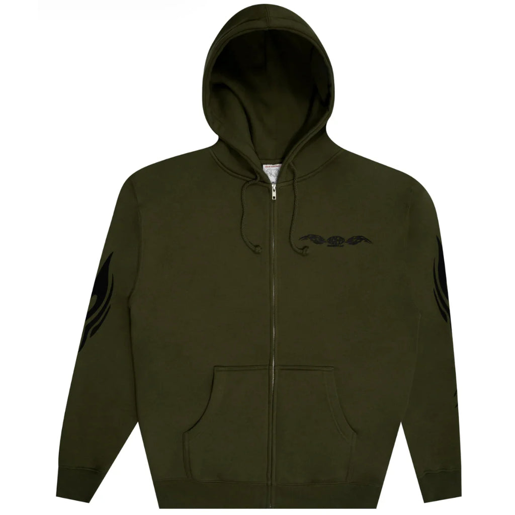 Sci Fi Fantasy Origin Zip Hoodie Sage