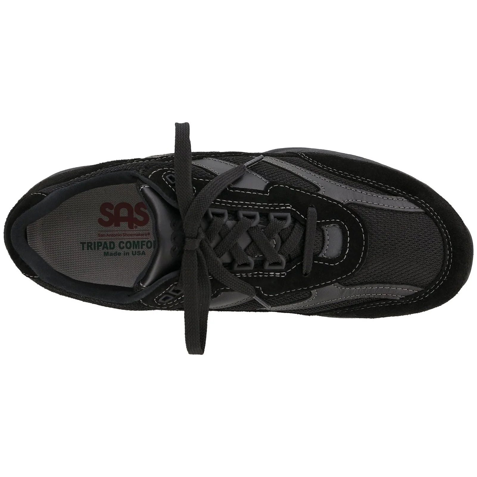 Men's Journey Mesh Lace Up in Black