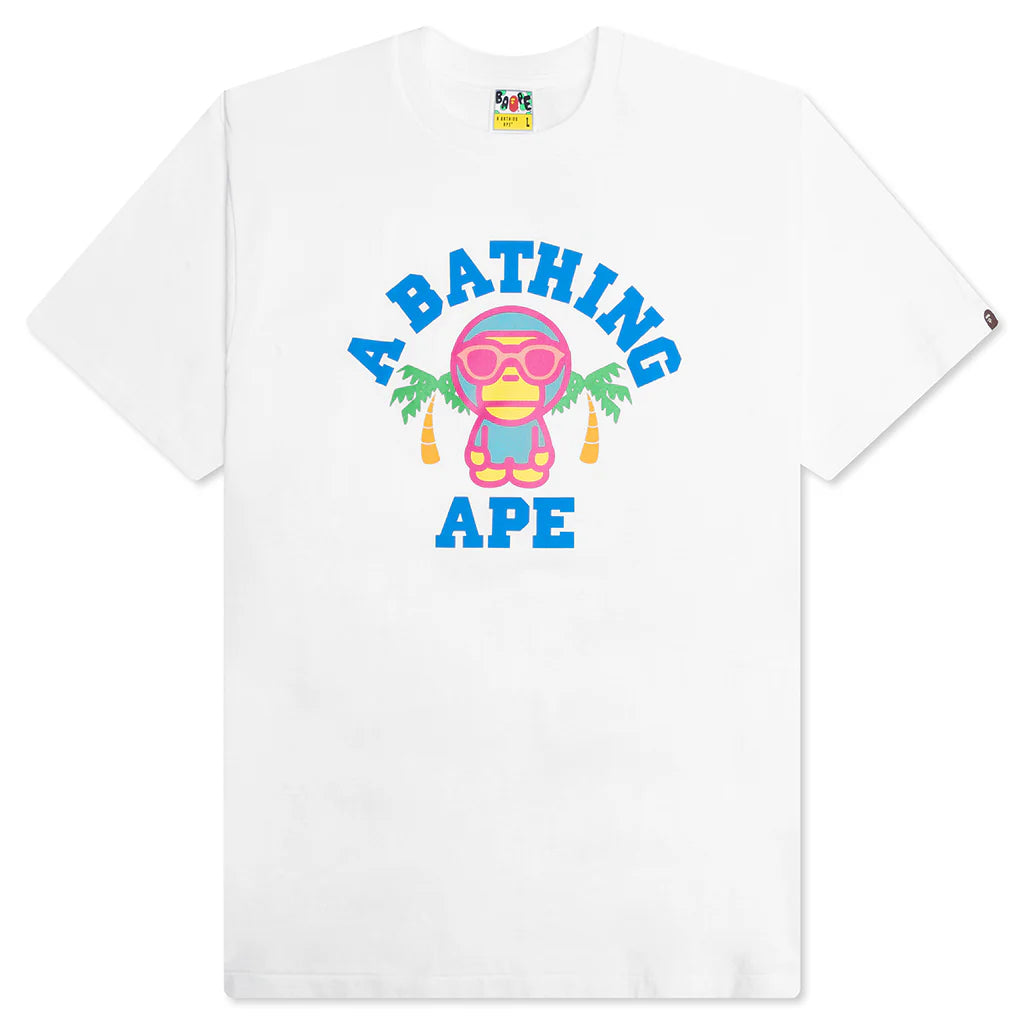 Colors Milo College Summer Tee White