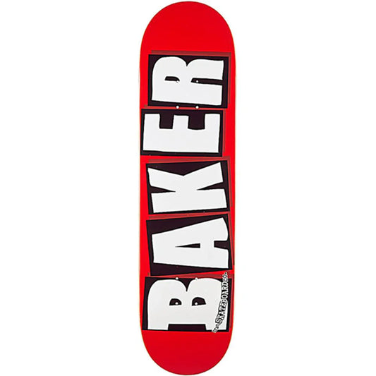 Baker Brand Logo Deck Red White