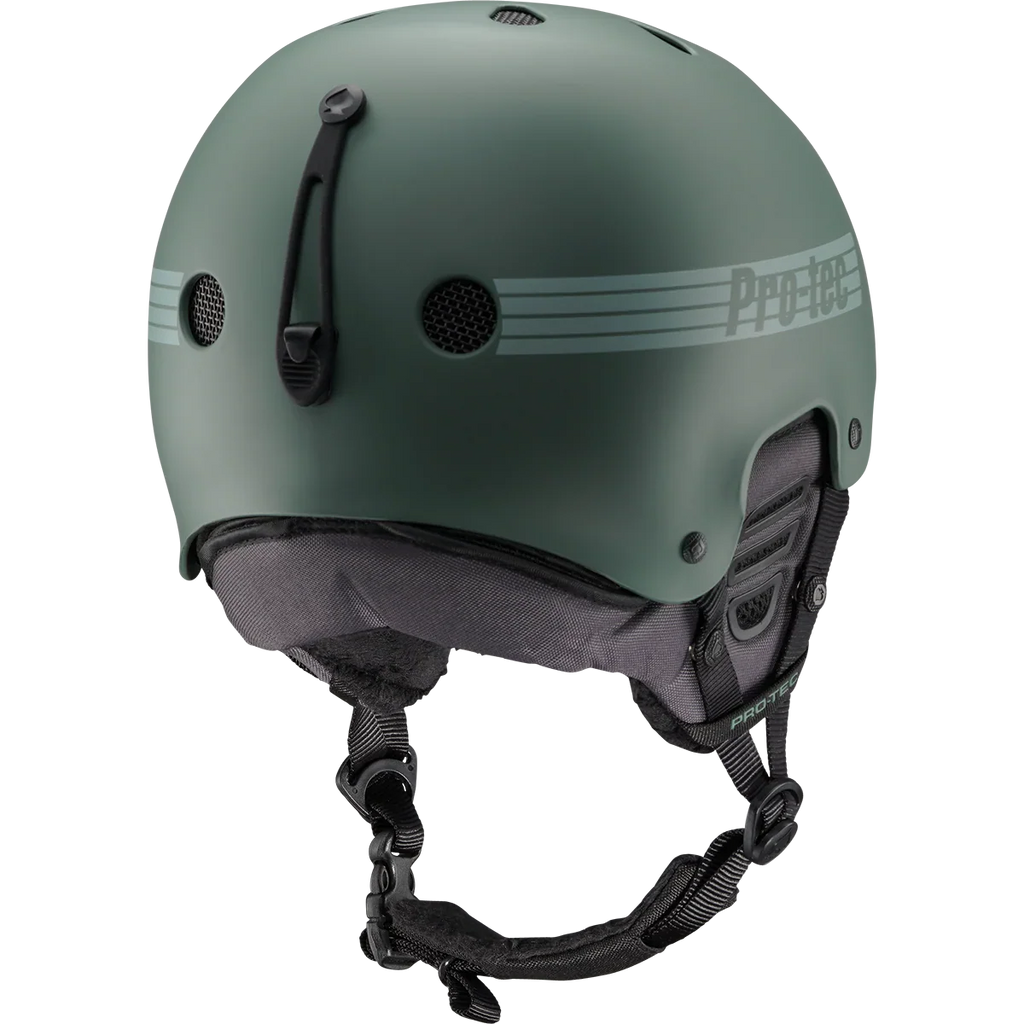 Protec Old School Snow Helmet W MIPS Matte Veridian