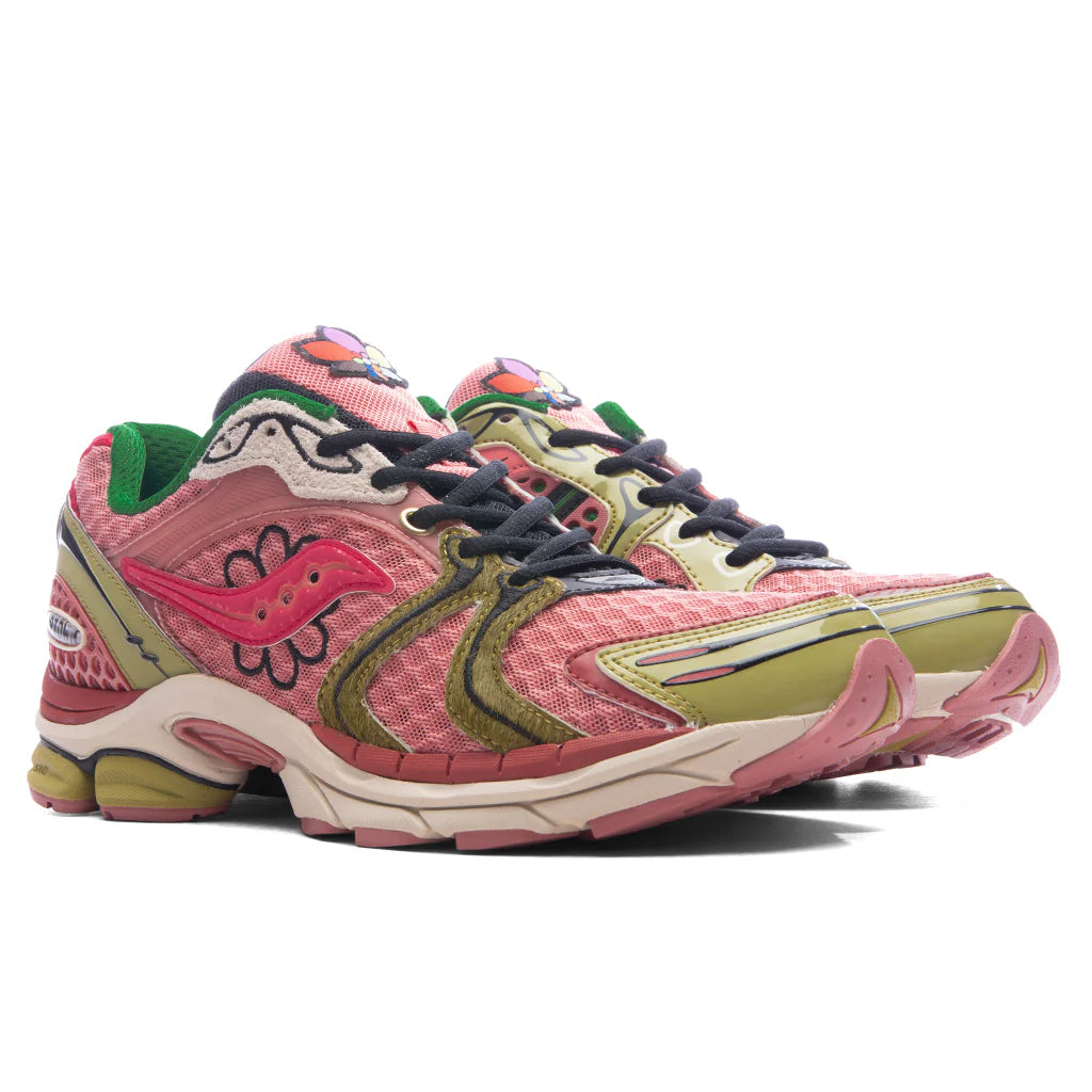 Saucony x Jae Tips Progrid Triumph 4 Virginia Creeper Peach Leaf