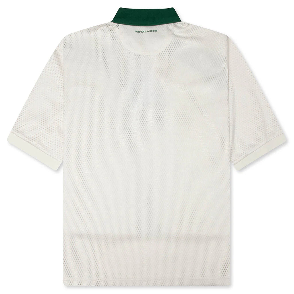 Quarter Zip Jersey Polo Natural