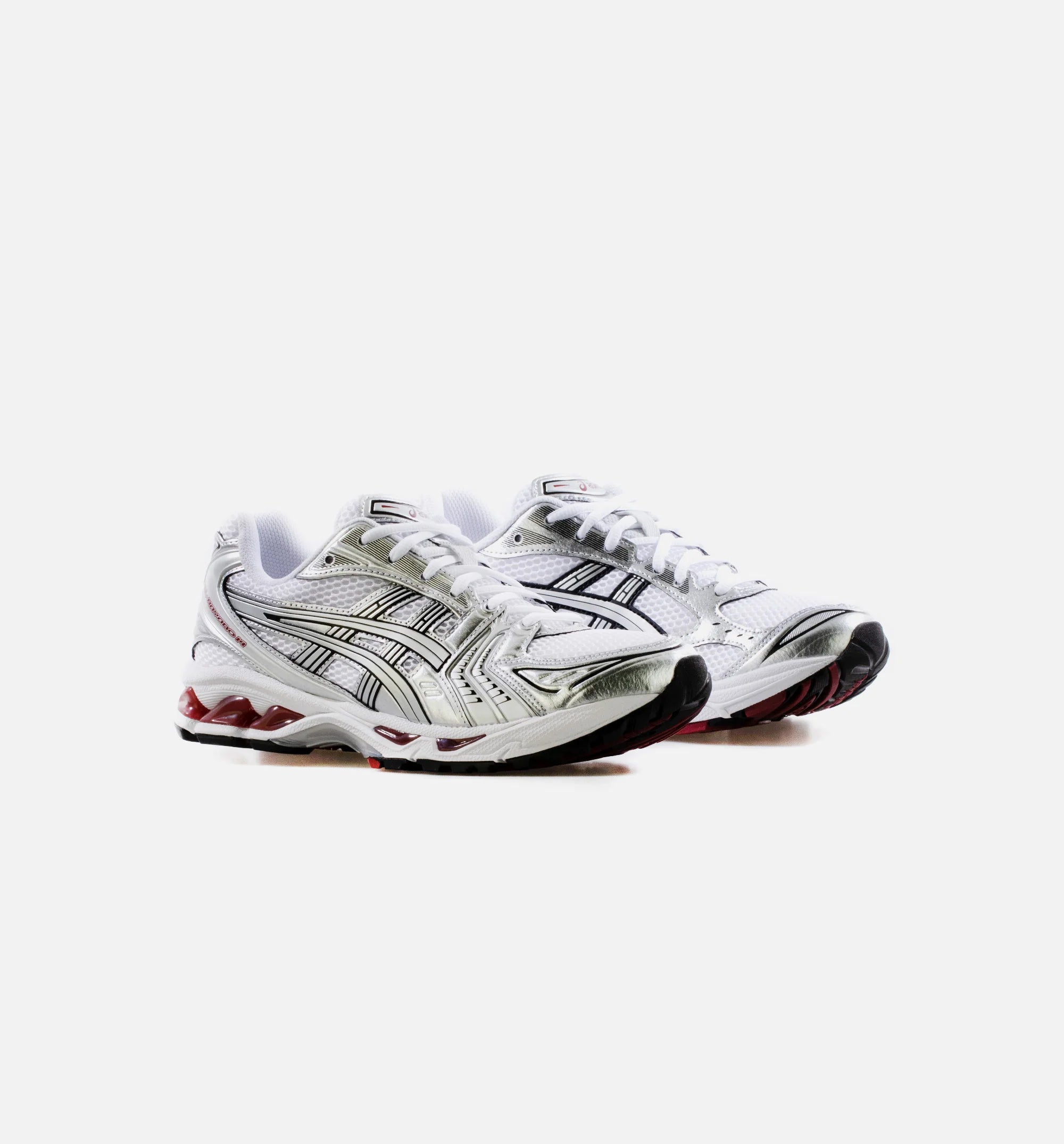 Gel Kayano 14 OG Mens Lifestyle Shoe White Silver Red
