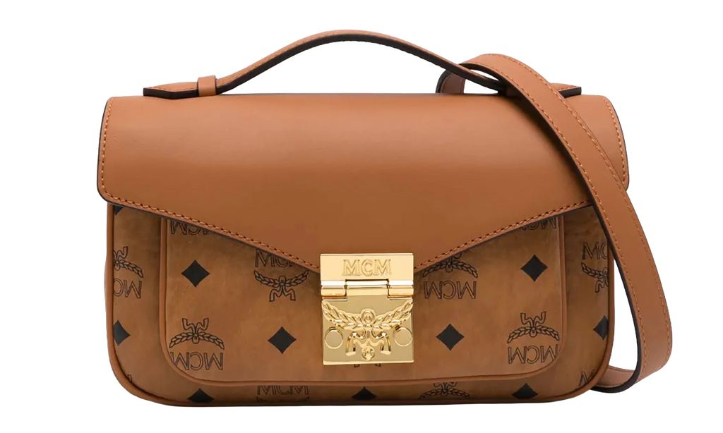 Medium Tracy Crossbody in Visetos "Cognac" MWRFSXT01CO001