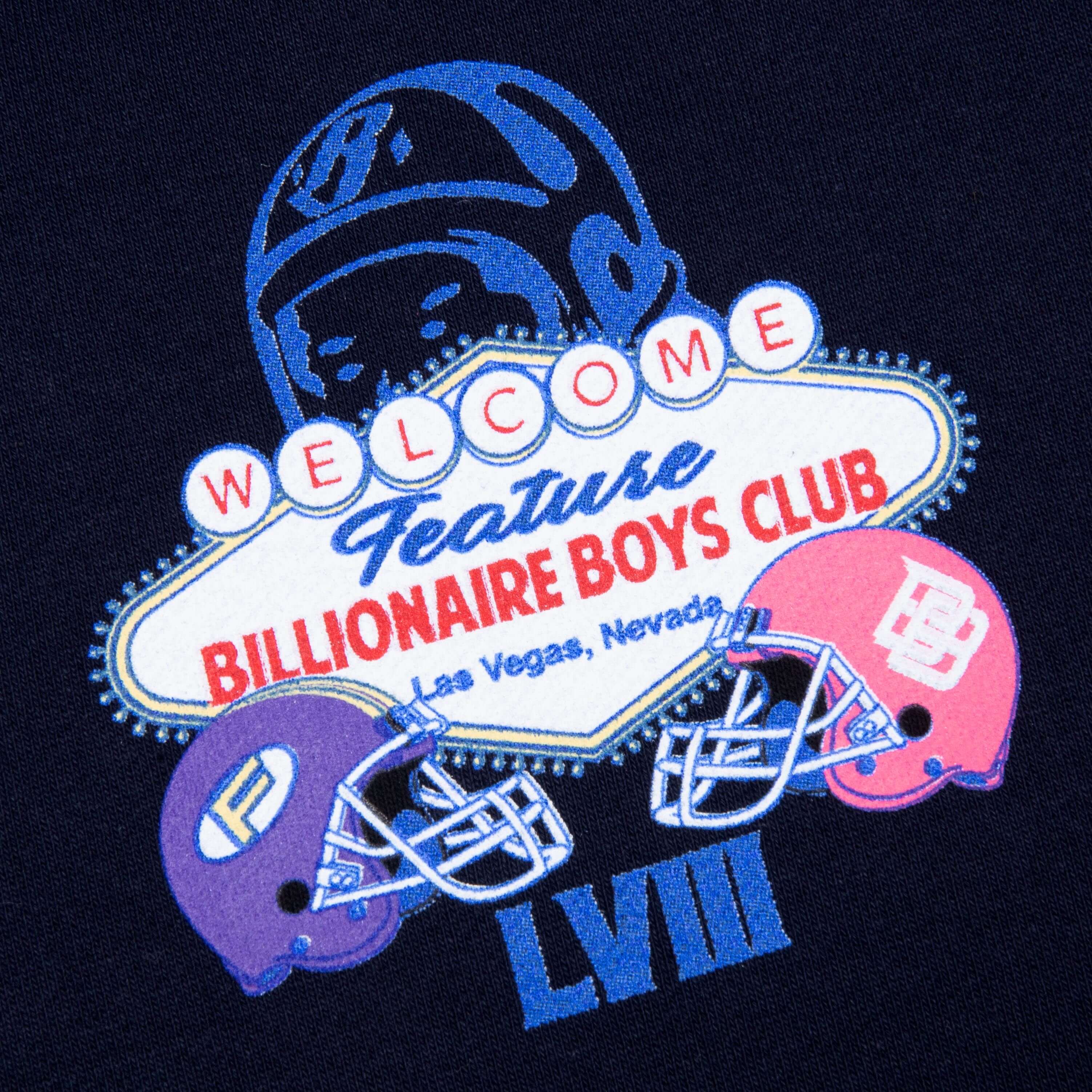 Feature x Billionaire Boys Club Las Vegas Hoodie Navy