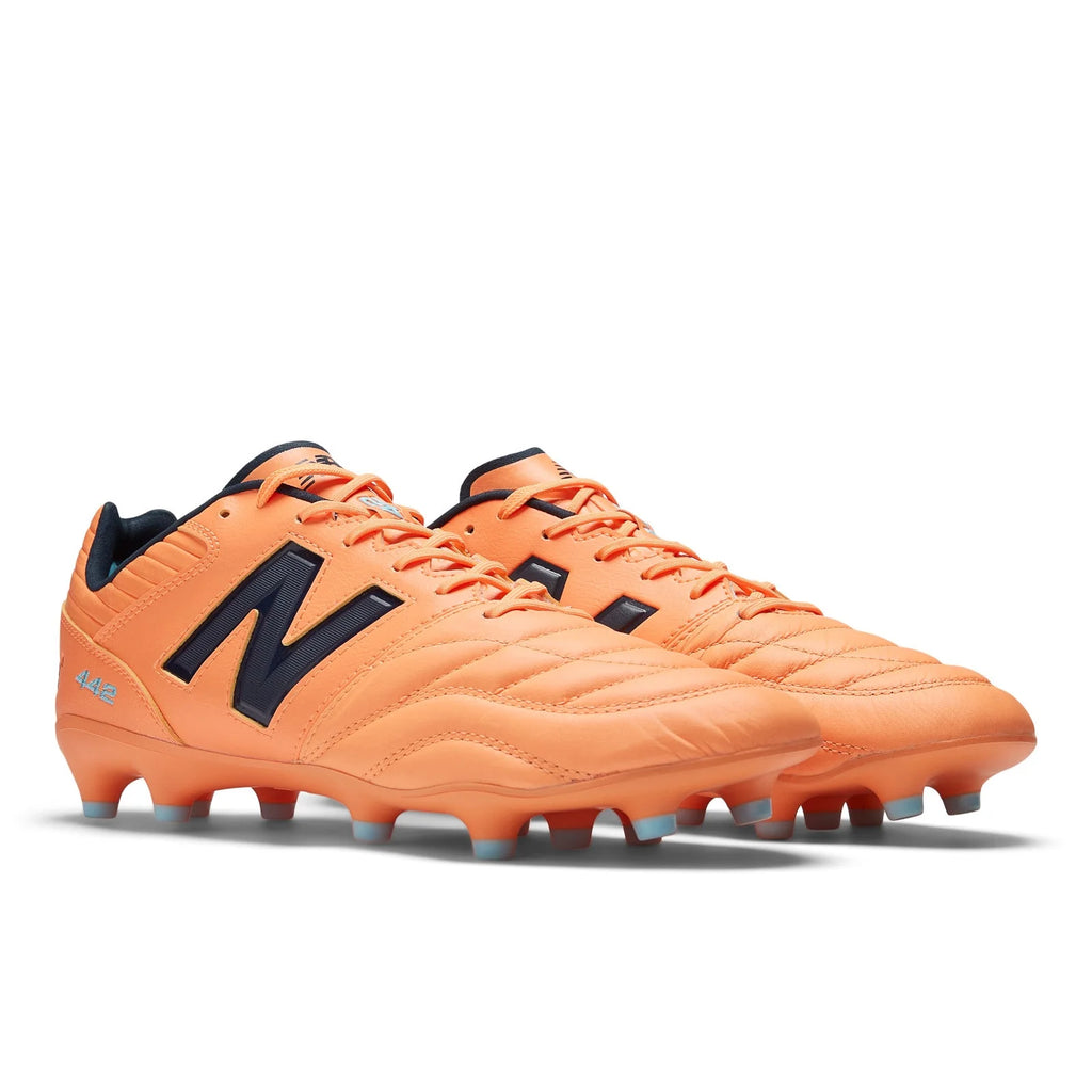 New Balance 442 Pro FG V2 Firm Ground Soccer Cleats Hot Mango