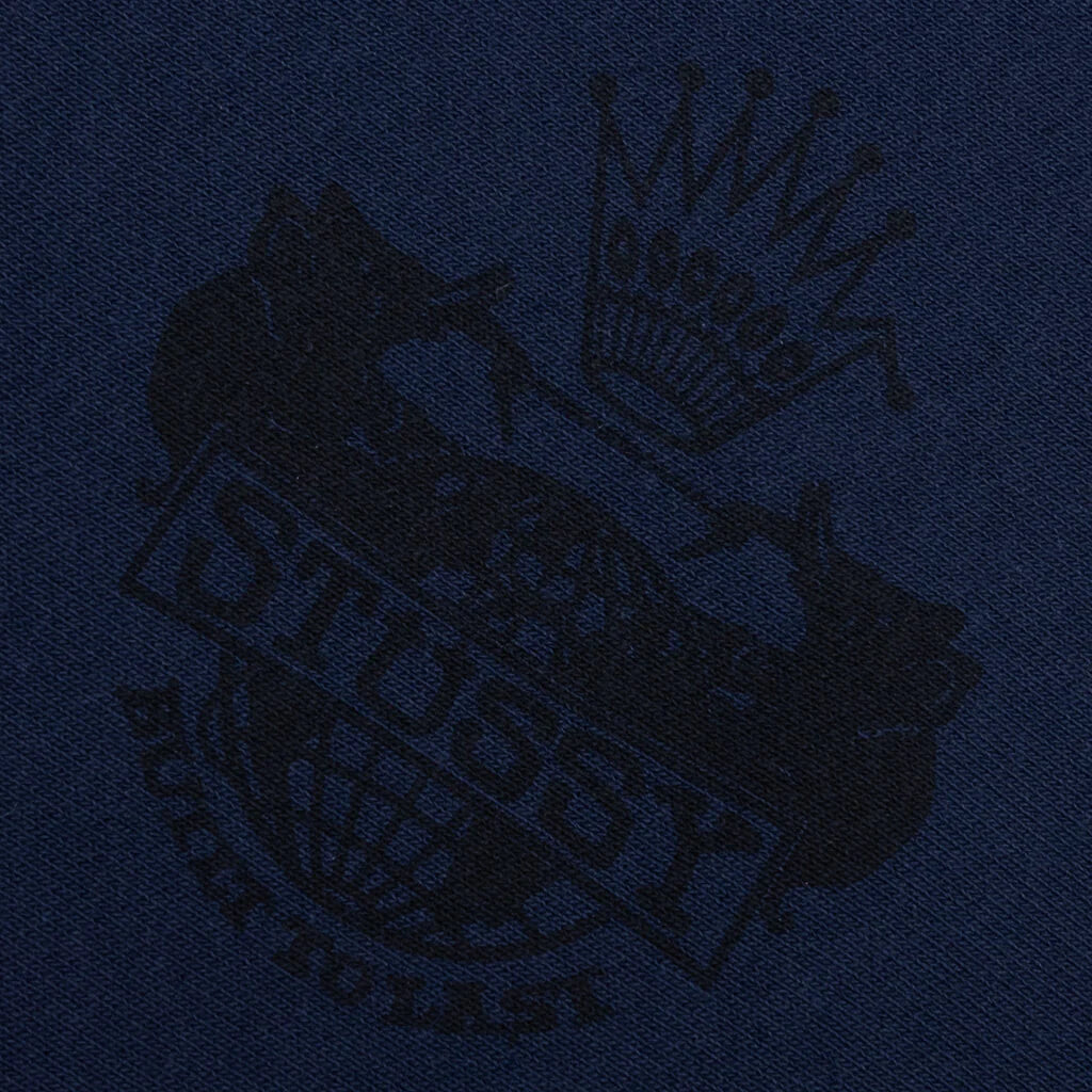 Built To Last Zip Hoodie Navy