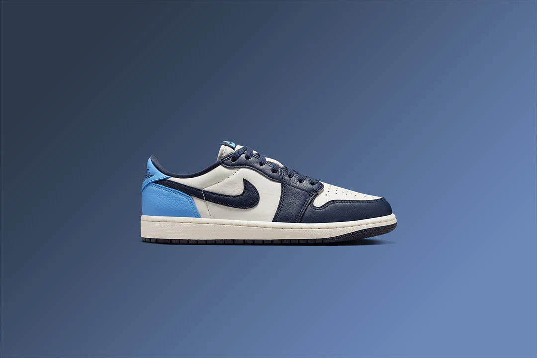 Air Jordan 1 Low OG Obsidian Obsidian University Blue Sail