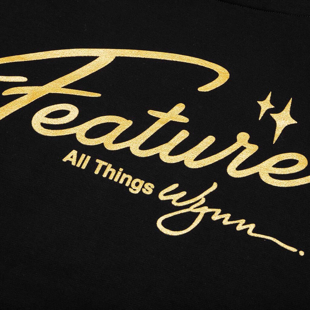 Feature x Wynn Shine Hoodie Black