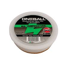 Oneball Rub On Snowboard Wax W Cork Pad