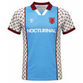 Nocturnal Soccer Jersey Powder Blue Maroon Diamond Plate