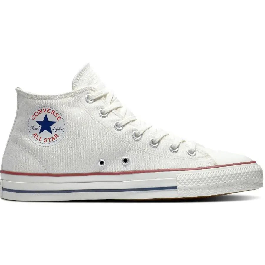 Converse Cons CTAS Pro Mid Egret Red Clemantis Blue