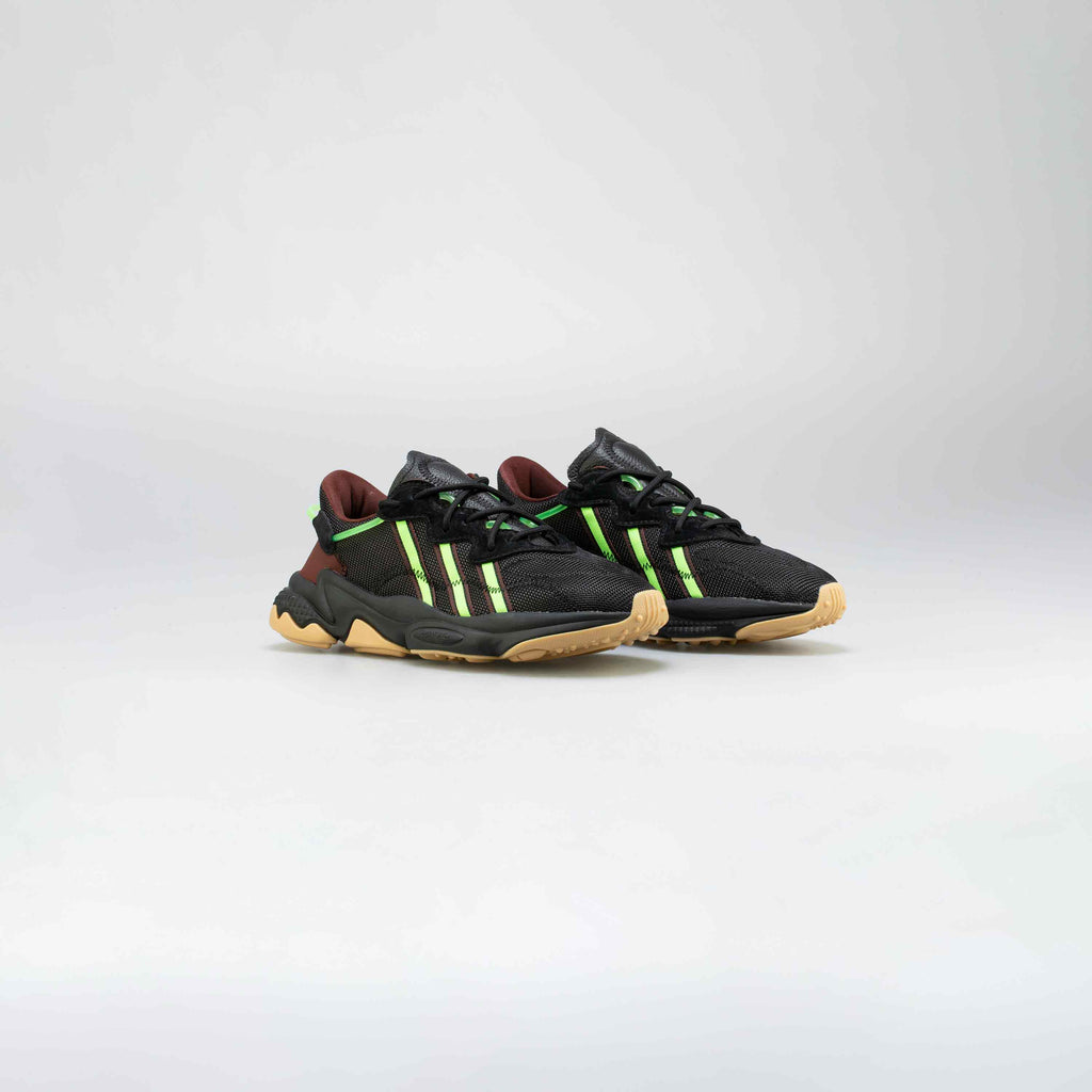 adidas Originals X Pusha T Ozweego Mens Running Shoe Black Green Gum