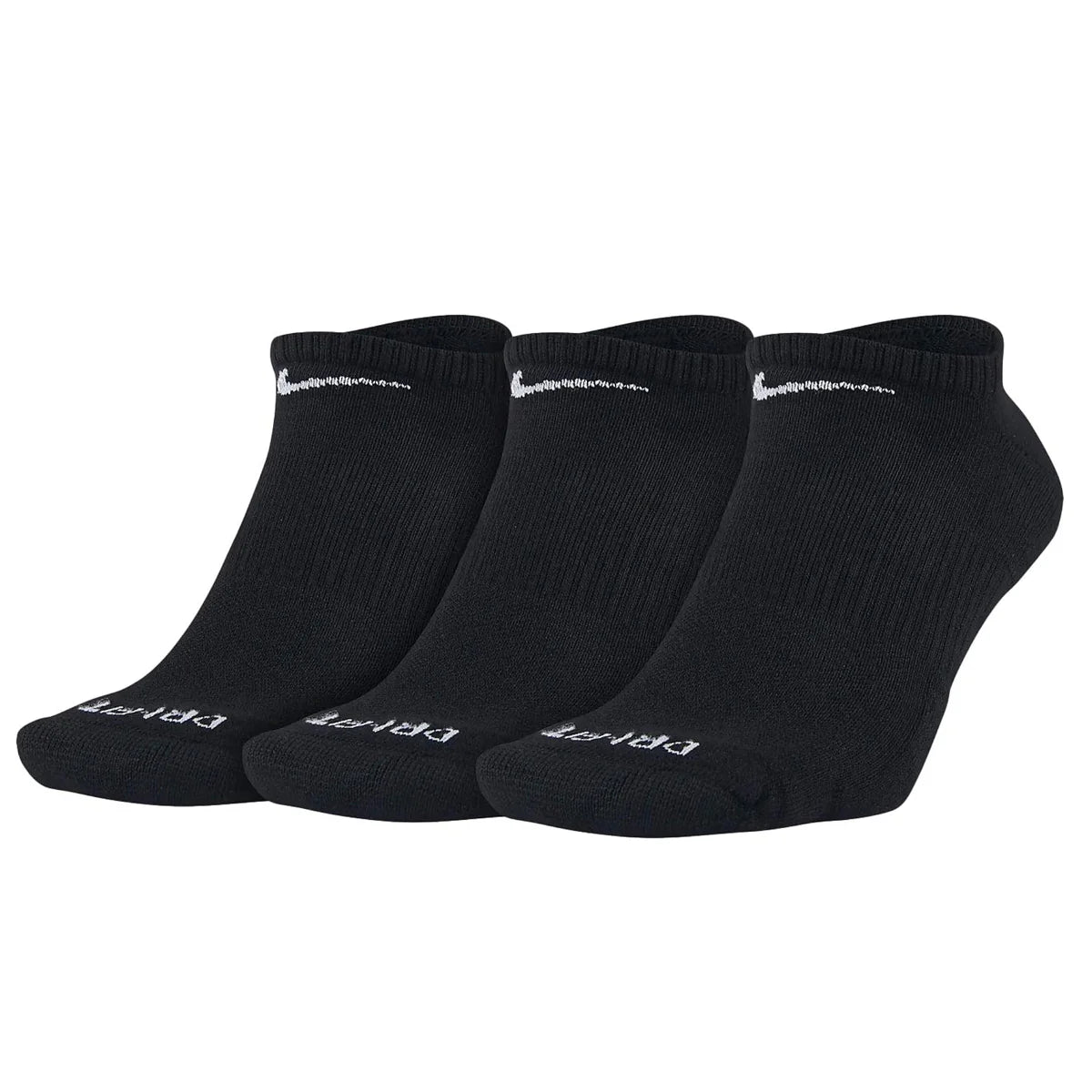 Nike Everyday Plus No Show 3 Pack Youth Black